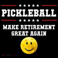 Pickleball Make Retirement Great Again Cooling Performance Long Sleeve Crew