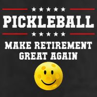 Pickleball Make Retirement Great Again Golf Towel