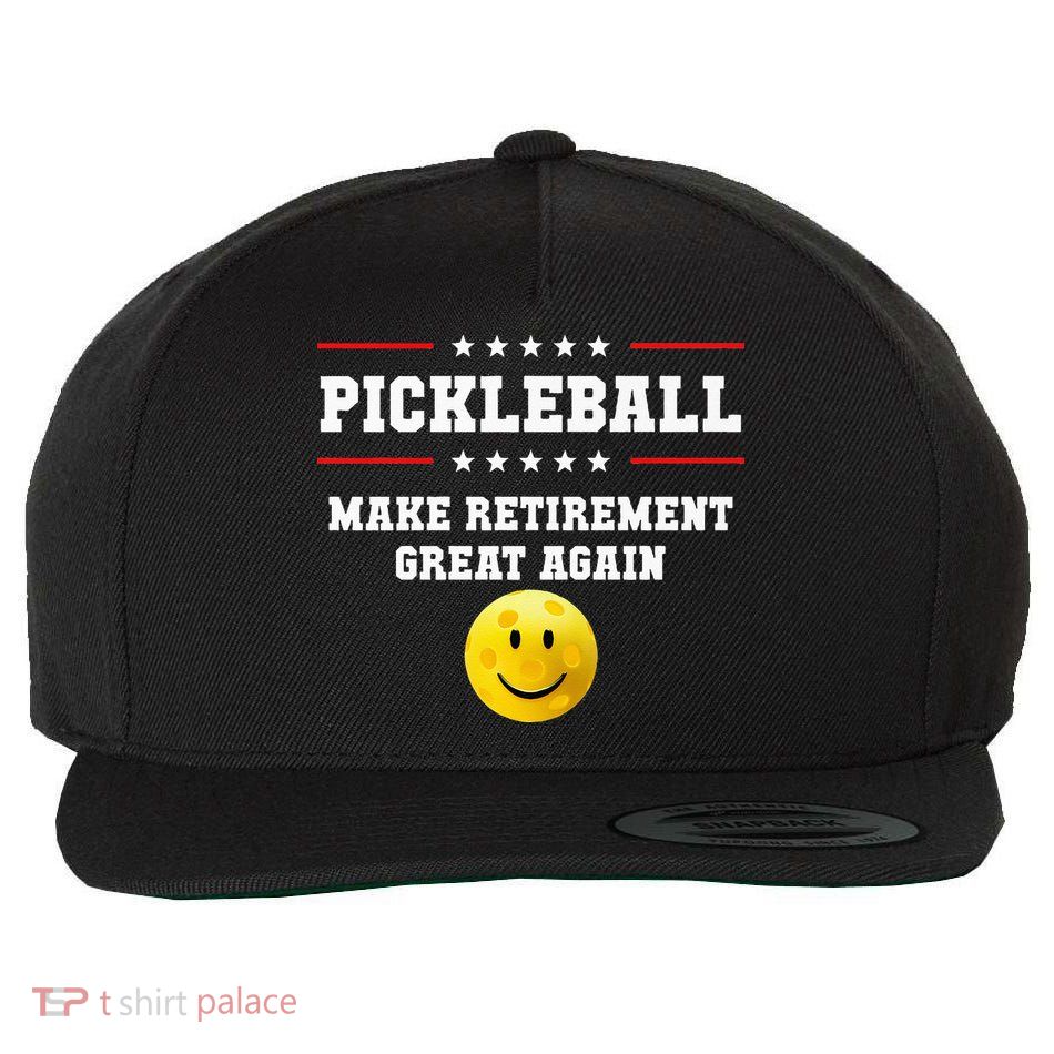 Pickleball Make Retirement Great Again Wool Snapback Cap