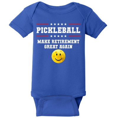 Pickleball Make Retirement Great Again Baby Bodysuit