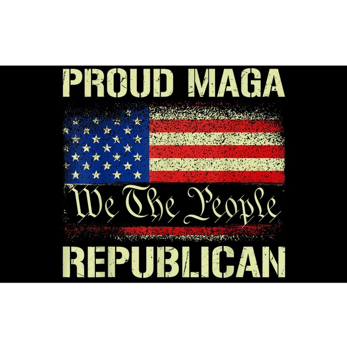 Proud MAGA Republican Flag| Anti Donkey Pox Disease 2024 Bumper Sticker