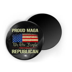 Proud MAGA Republican Flag| Anti Donkey Pox Disease 2024 Magnet