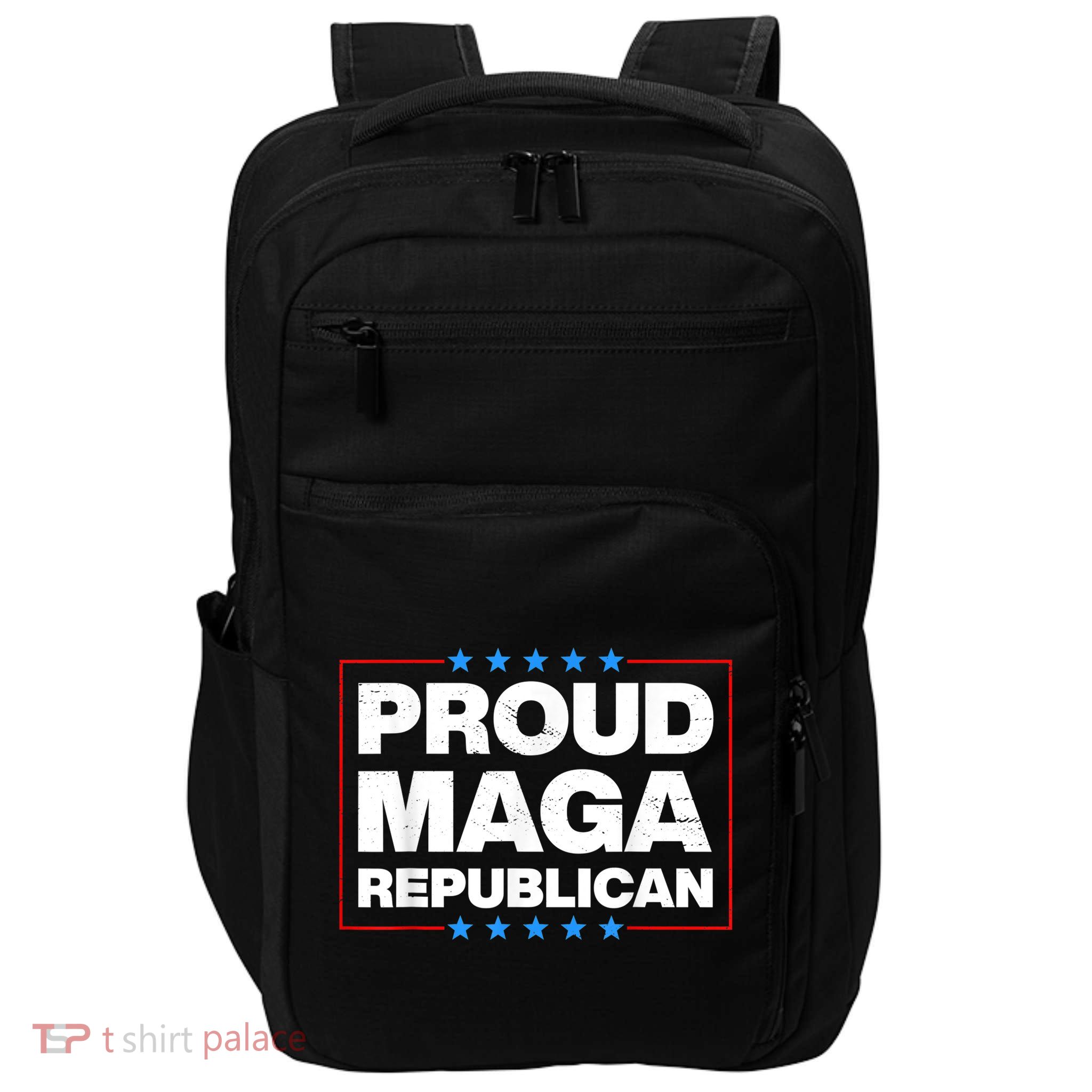 Proud MAGA Republican F Around And Find Out Anti Donkey Pox Impact Tech Backpack