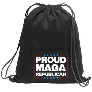 Proud MAGA Republican F Around And Find Out Anti Donkey Pox Sweatshirt Cinch Pack Bag