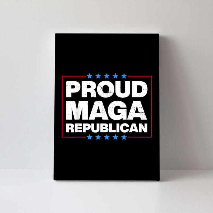 Proud MAGA Republican F Around And Find Out Anti Donkey Pox Canvas