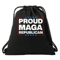 Proud MAGA Republican F Around And Find Out Anti Donkey Pox Drawstring Bag