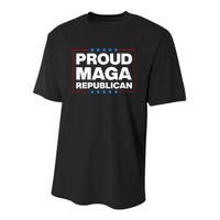 Proud MAGA Republican F Around And Find Out Anti Donkey Pox Youth Performance Sprint T-Shirt