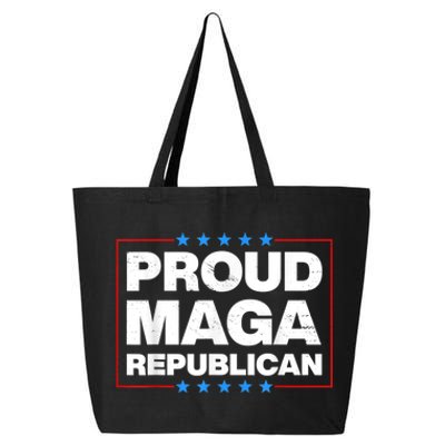 Proud MAGA Republican F Around And Find Out Anti Donkey Pox 25L Jumbo Tote