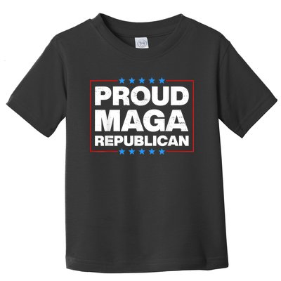 Proud MAGA Republican F Around And Find Out Anti Donkey Pox Toddler T-Shirt