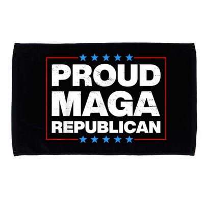 Proud MAGA Republican F Around And Find Out Anti Donkey Pox Microfiber Hand Towel