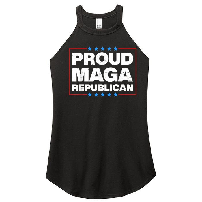 Proud MAGA Republican F Around And Find Out Anti Donkey Pox Women's Perfect Tri Rocker Tank