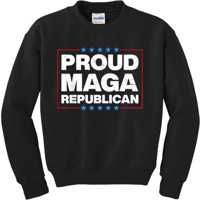 Proud MAGA Republican F Around And Find Out Anti Donkey Pox Kids Sweatshirt