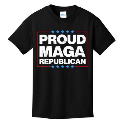 Proud MAGA Republican F Around And Find Out Anti Donkey Pox Kids T-Shirt