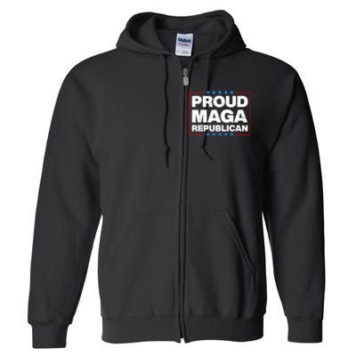 Proud MAGA Republican F Around And Find Out Anti Donkey Pox Full Zip Hoodie