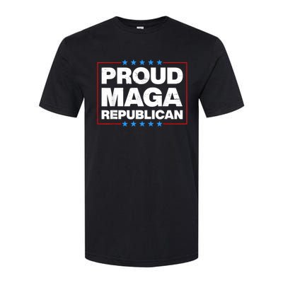 Proud MAGA Republican F Around And Find Out Anti Donkey Pox Softstyle CVC T-Shirt