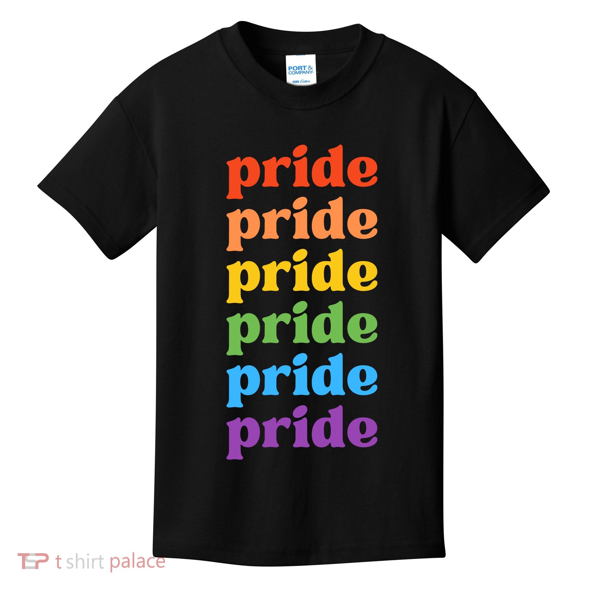 Pride Month Rainbow LGBTQ Kids T-Shirt
