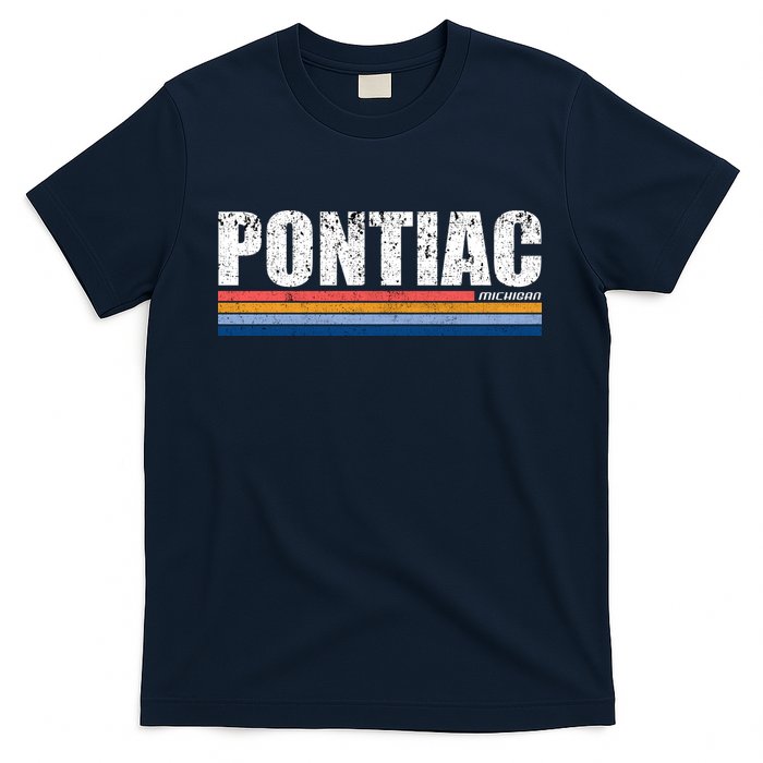 Pontiac Michigan Retro T-Shirt