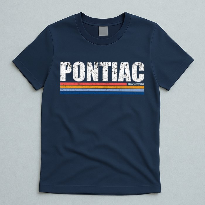 Pontiac Michigan Retro T-Shirt