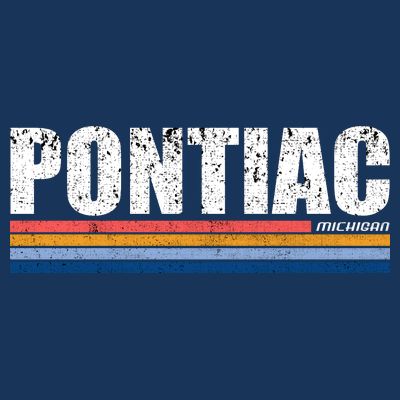 Pontiac Michigan Retro T-Shirt