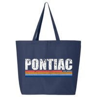Pontiac Michigan Retro 25L Jumbo Tote