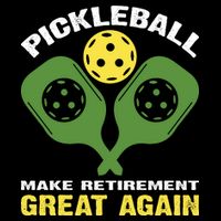 Pickleball Make Retirement Great Again Gift Pickleball Paddles Cooling Performance Crew T-Shirt