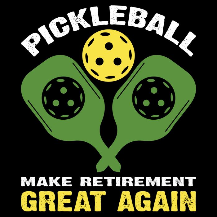 Pickleball Make Retirement Great Again Gift Pickleball Paddles Cooling Performance Crew T-Shirt