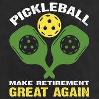 Pickleball Make Retirement Great Again Gift Pickleball Paddles 11oz C Handle Ceramic Mug