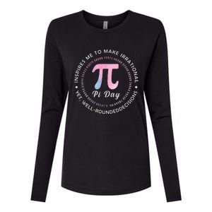 Pi Math Science Teacher 3.14 Funny Pi Day Lovers Womens Cotton Relaxed Long Sleeve T-Shirt