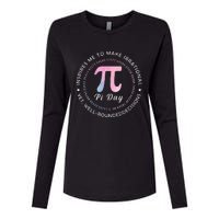 Pi Math Science Teacher 3.14 Funny Pi Day Lovers Womens Cotton Relaxed Long Sleeve T-Shirt