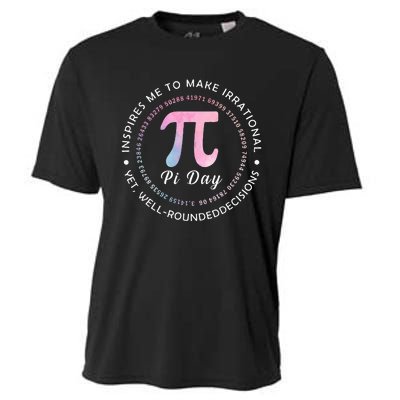 Pi Math Science Teacher 3.14 Funny Pi Day Lovers Cooling Performance Crew T-Shirt