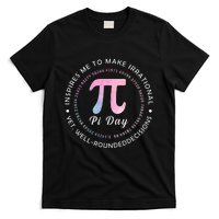 Pi Math Science Teacher 3.14 Funny Pi Day Lovers T-Shirt