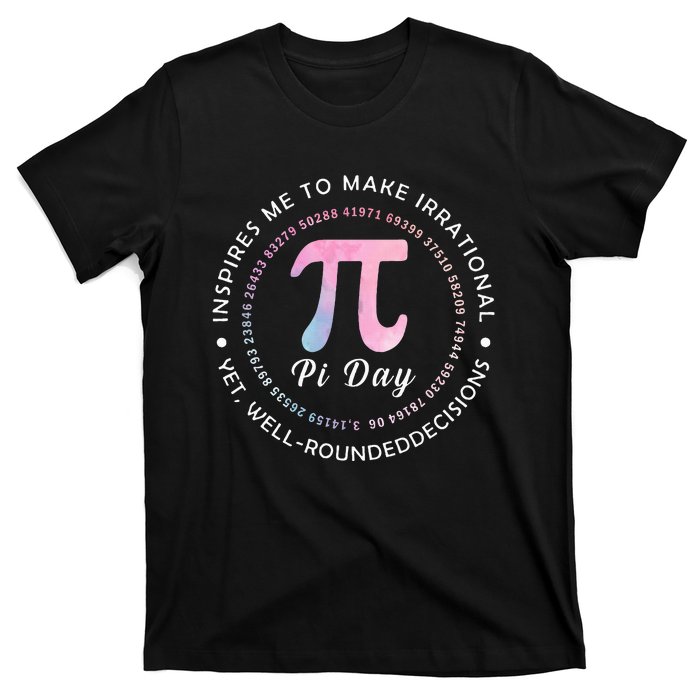 Pi Math Science Teacher 3.14 Funny Pi Day Lovers T-Shirt