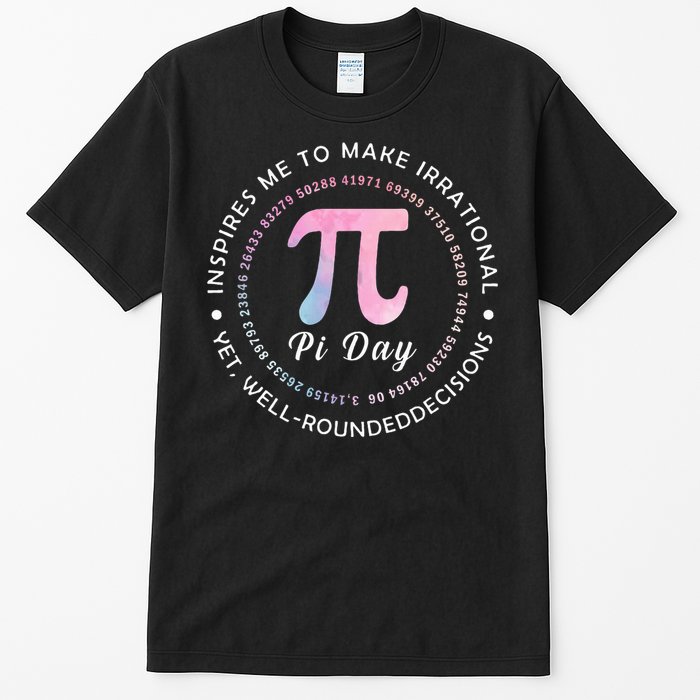 Pi Math Science Teacher 3.14 Funny Pi Day Lovers Tall T-Shirt