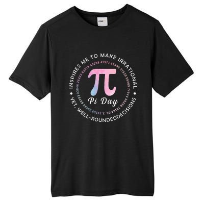 Pi Math Science Teacher 3.14 Funny Pi Day Lovers Tall Fusion ChromaSoft Performance T-Shirt