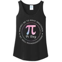 Pi Math Science Teacher 3.14 Funny Pi Day Lovers Ladies Essential Tank