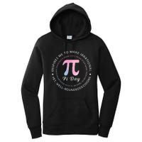 Pi Math Science Teacher 3.14 Funny Pi Day Lovers Women's Pullover Hoodie