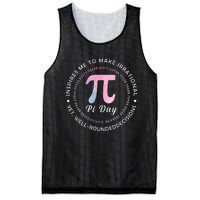 Pi Math Science Teacher 3.14 Funny Pi Day Lovers Mesh Reversible Basketball Jersey Tank