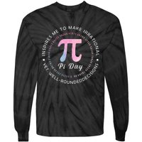 Pi Math Science Teacher 3.14 Funny Pi Day Lovers Tie-Dye Long Sleeve Shirt