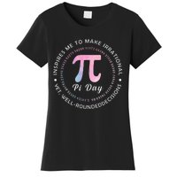 Pi Math Science Teacher 3.14 Funny Pi Day Lovers Women's T-Shirt