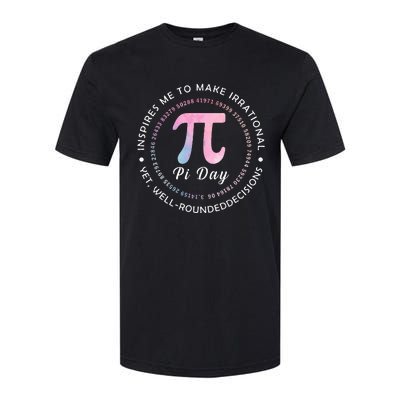 Pi Math Science Teacher 3.14 Funny Pi Day Lovers Softstyle CVC T-Shirt