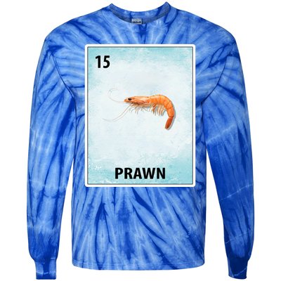 Prawn Mexican Shrimp Cards Meaningful Gift Tie-Dye Long Sleeve Shirt