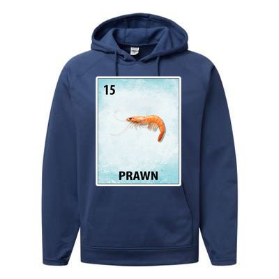 Prawn Mexican Shrimp Cards Meaningful Gift Performance Fleece Hoodie