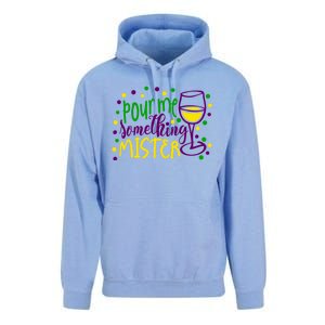 Pour Me Something Mister Mardi Gras Party Unisex Surf Hoodie