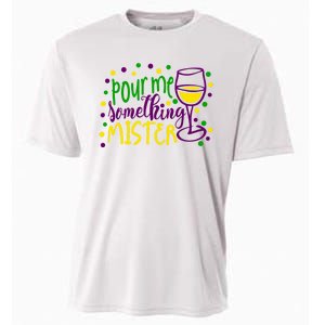 Pour Me Something Mister Mardi Gras Party Cooling Performance Crew T-Shirt