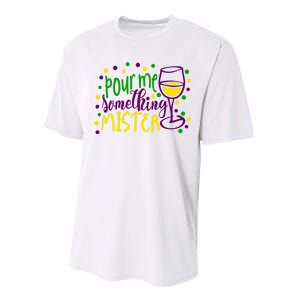 Pour Me Something Mister Mardi Gras Party Performance Sprint T-Shirt