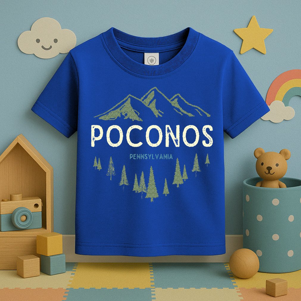 Pocono Mountains Souvenir Poconos Pennsylvania  Toddler T-Shirt