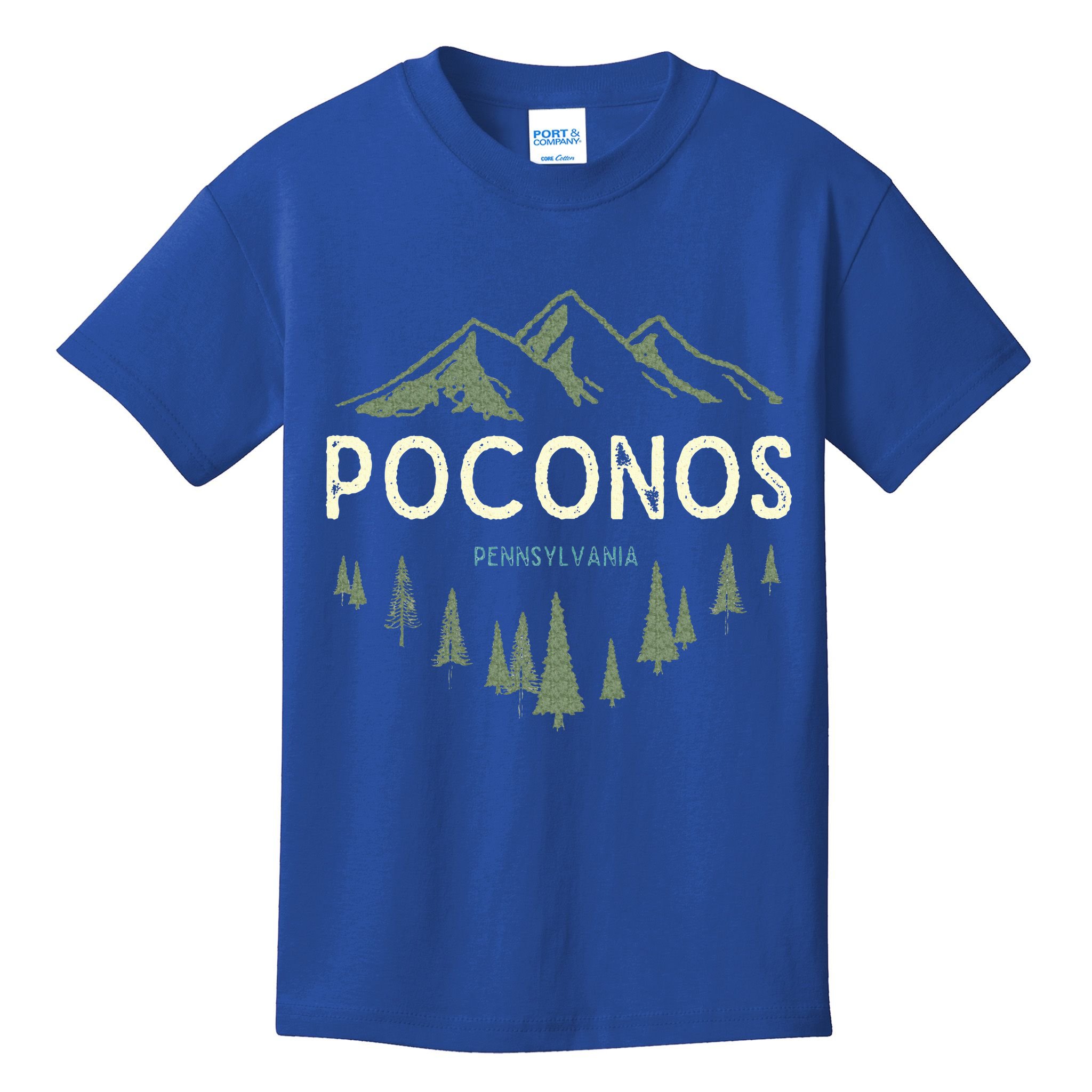 Pocono Mountains Souvenir Poconos Pennsylvania  Kids T-Shirt