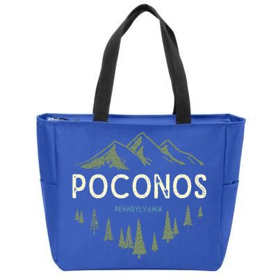 Pocono Mountains Souvenir Poconos Pennsylvania  Zip Tote Bag