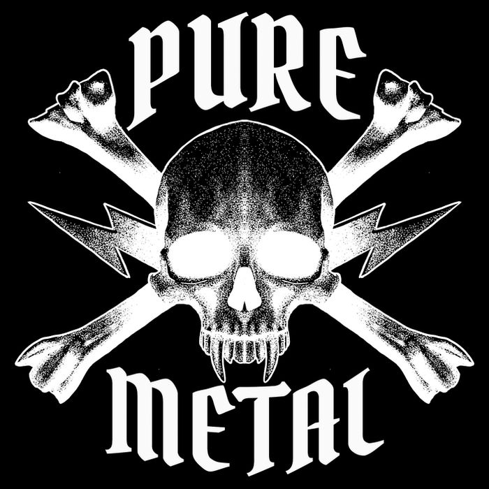 Pure Metal Skull Bone Drawstring Bag