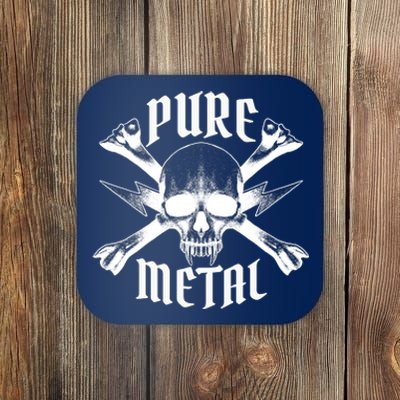 Pure Metal Skull Bone Coaster